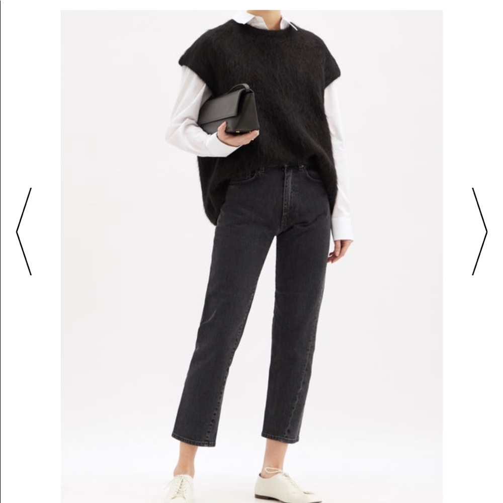 TOTEME Dark Grey straight leg Jeans | Size 25